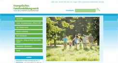 Desktop Screenshot of ev-familienbildung.de